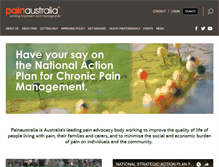 Tablet Screenshot of painaustralia.org.au